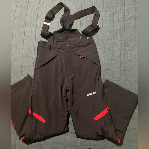 Youth Ski Bib (Spyder) - Picture 2 of 4